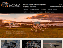 Tablet Screenshot of coronaengines.com